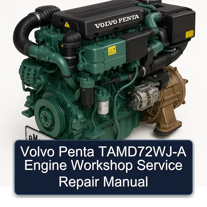Volvo Penta TAMD72WJ-A Engine Workshop Service Repair Manual