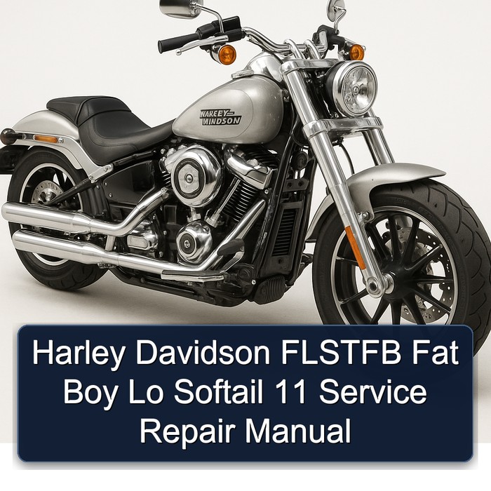 Harley Davidson FLSTFB Fat Boy Lo Softail 11 Service Repair Manual