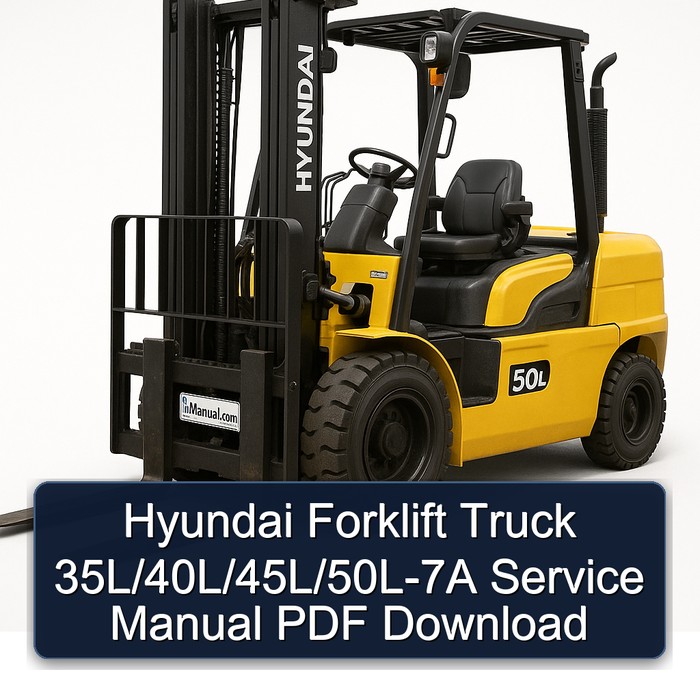 Manual de Servicio Hyundai Carretilla Elevadora 35L/40L/45L/50L-7A PDF