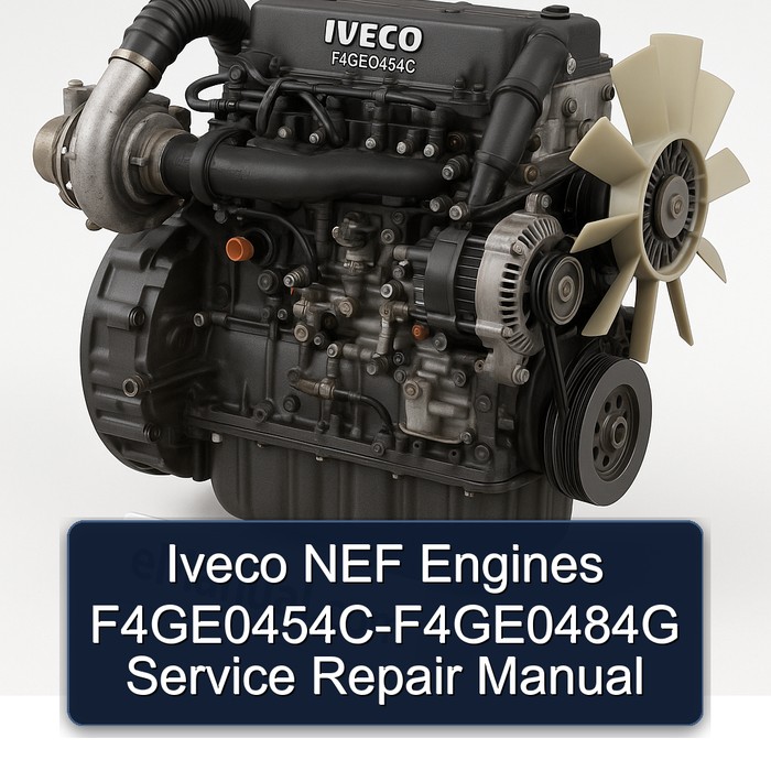Manual de Reparación y Servicio Motores Iveco NEF F4GE0454C-F4GE0484G
