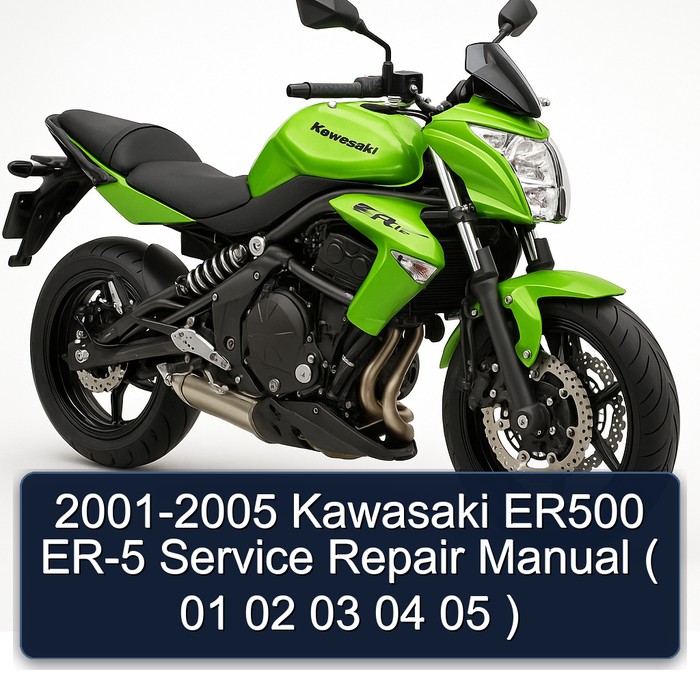 2001-2005 Kawasaki ER500 ER-5 Manual de servicio y reparación ( 01 02 03 04 05 )