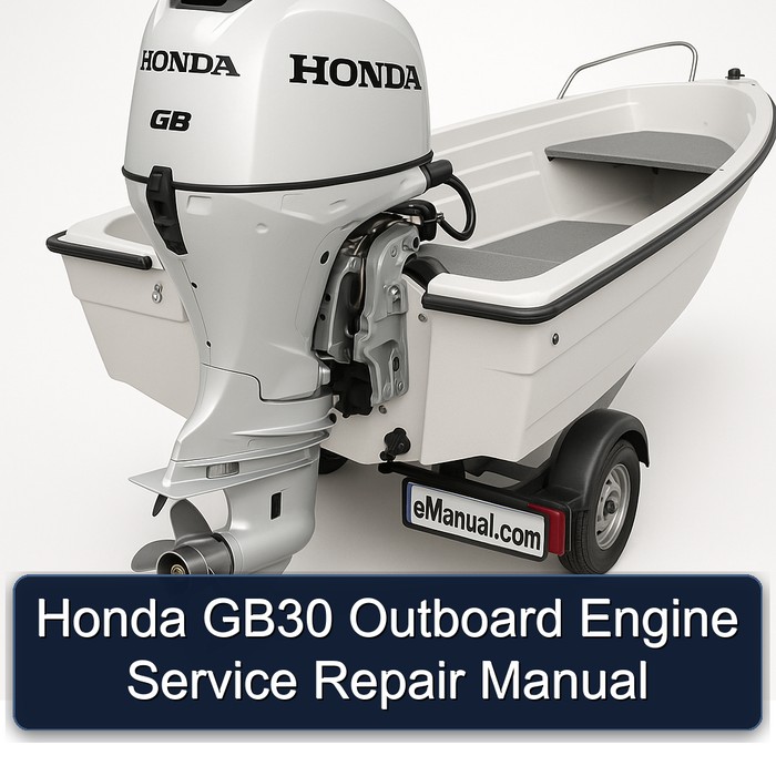 Honda GB30 Outboard Engine Service Repair Manual