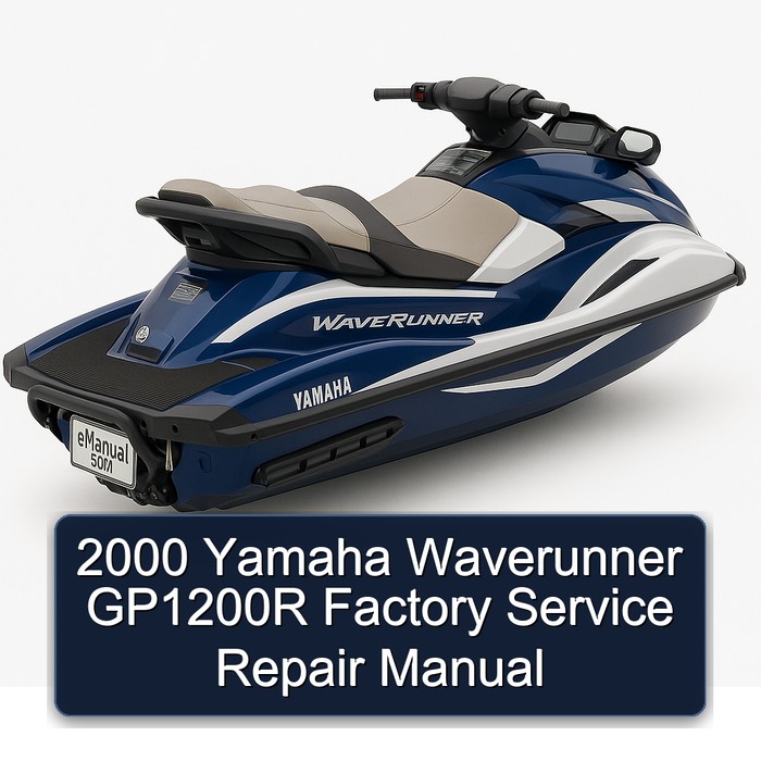 2000 Yamaha Waverunner GP1200R Factory Manual de servicio y reparación