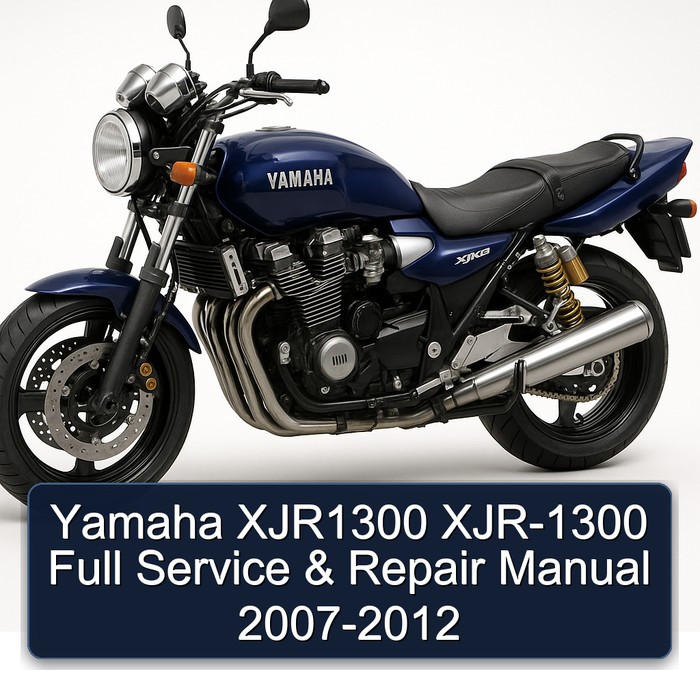 Yamaha XJR1300 XJR-1300 Full Manual de servicio y reparación 2007-2012