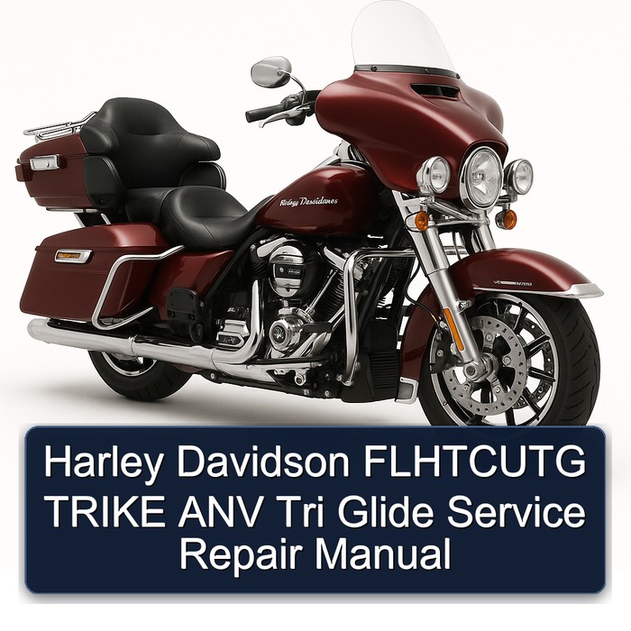 Harley Davidson FLHTCUTG TRIKE ANV Tri Glide Manual de servicio y reparación