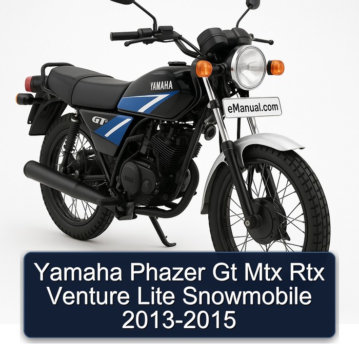 Yamaha Phazer Gt Mtx Rtx Venture Lite Snowmobile 2013-2015