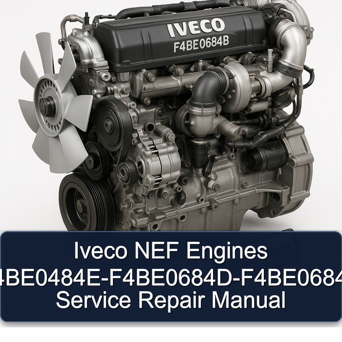 Iveco NEF Engines F4BE0484E-F4BE0684D-F4BE0684B Service Repair Manual 