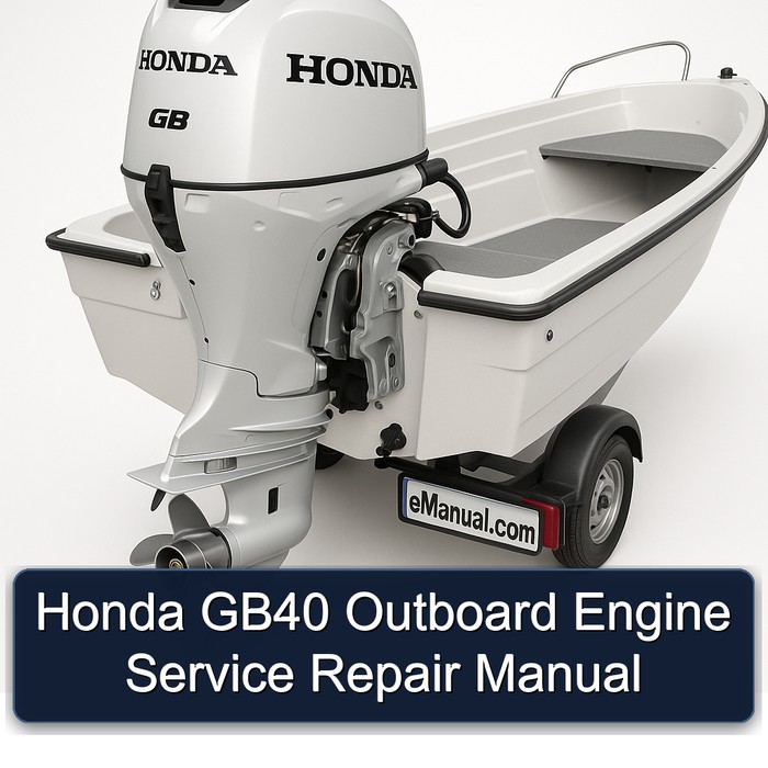 Honda GB40 Outboard Engine Service Repair Manual