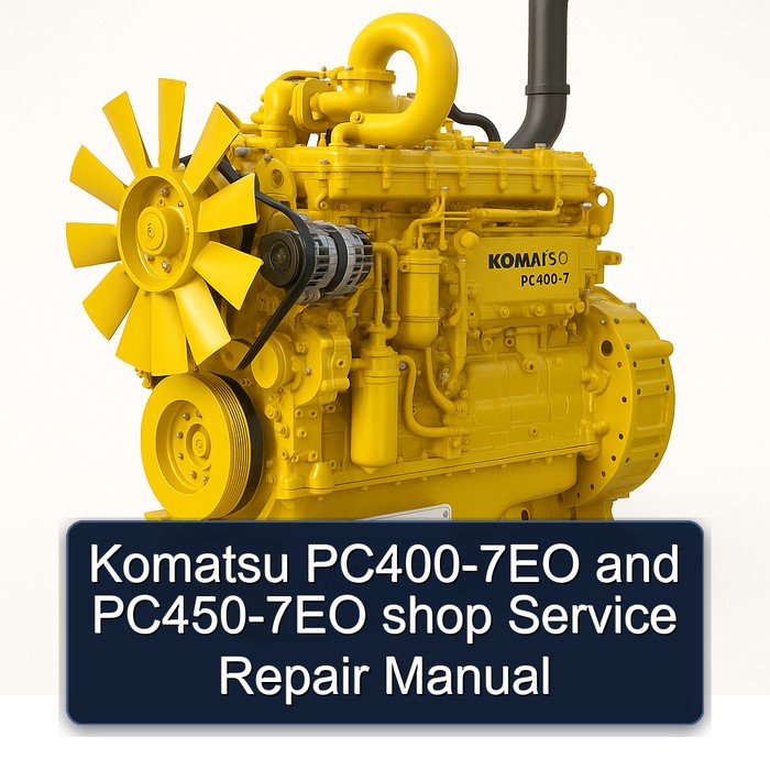 Komatsu PC400-7EO and PC450-7EO shop Manual de servicio y reparación