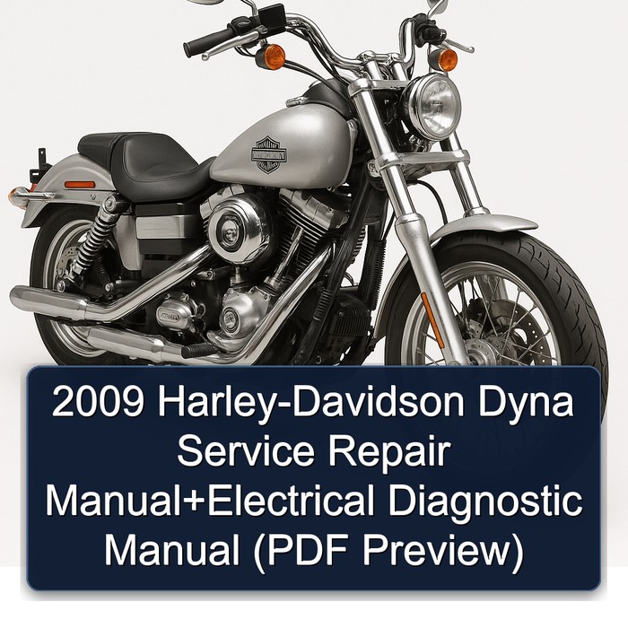 2009 Harley-Davidson Dyna Manual de servicio y reparación+Electrical Diagnostic Manual (PDF Preview)