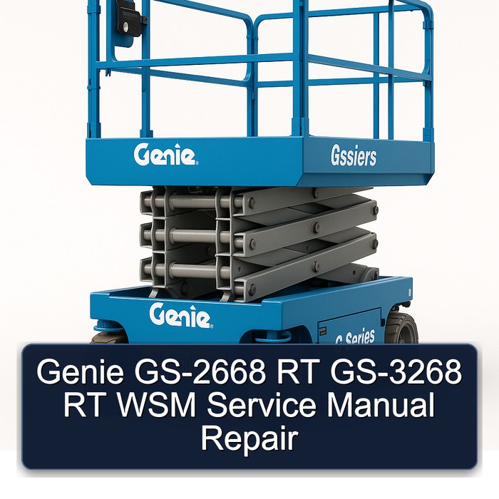 Genie GS-2668 RT GS-3268 RT WSM Service Manual Repair