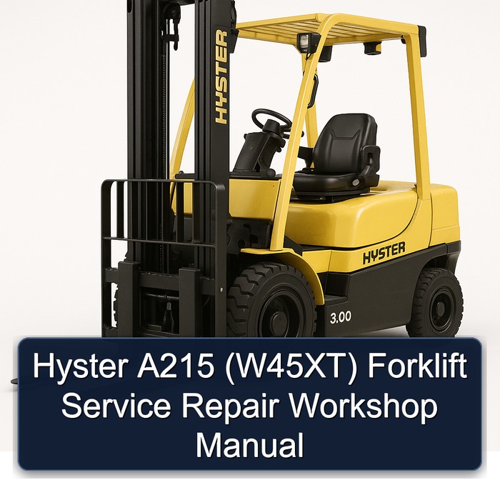 Manual de Reparación y Servicio para Montacargas Hyster A215 (W45XT)