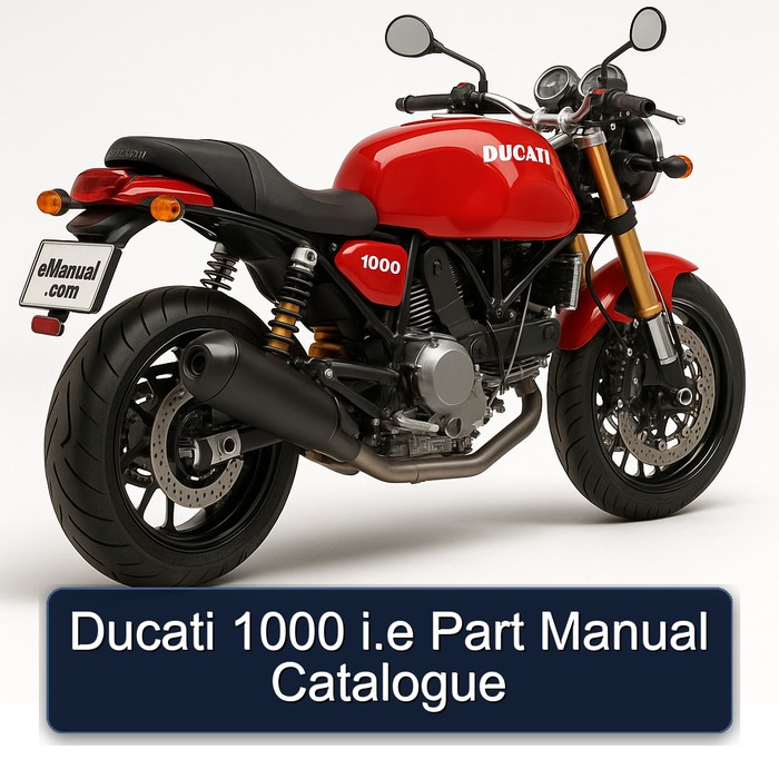 Ducati 1000 i.e Part Manual Catalogue