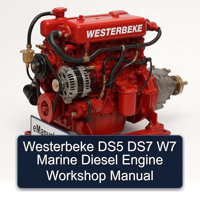Westerbeke DS5 DS7 W7 Marine Diesel Engine Workshop Manual 