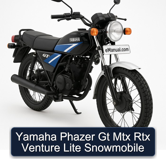 Yamaha Phazer Gt Mtx Rtx Venture Lite Snowmobile