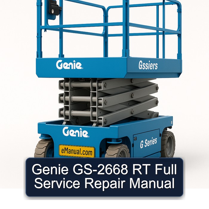 Genie GS-2668 RT Full Service Repair Manual