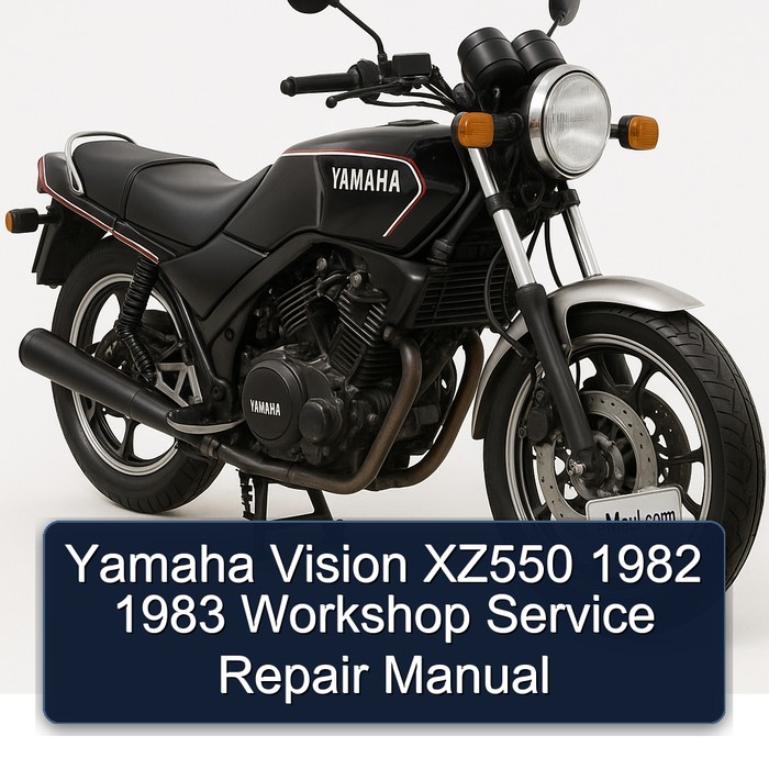 Yamaha Vision XZ550 1982 1983 Workshop Manual de servicio y reparación