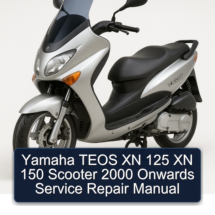 Yamaha TEOS XN 125 XN 150 Scooter 2000 Onwards Service Repair Manual