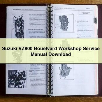 Suzuki VZ800 Bouelvard Workshop Service Repair Manual PDF Download