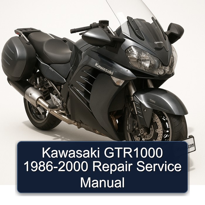 Kawasaki GTR1000 1986-2000 Repair Service Manual