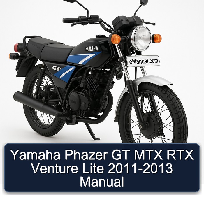 Yamaha Phazer GT MTX RTX Venture Lite 2011-2013 Manual 