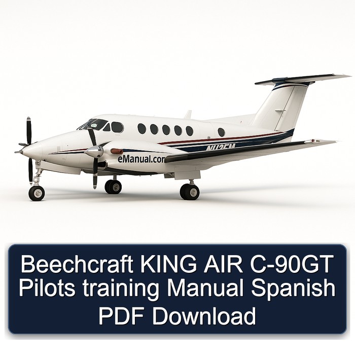 Beechcraft KING AIR C-90GT Pilots training Manual Spanish PDF Download