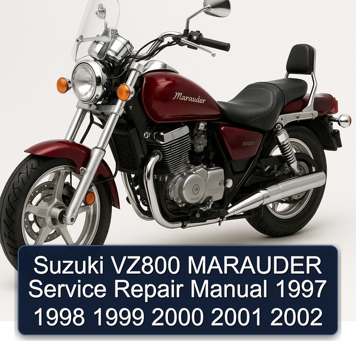 Suzuki VZ800 MARAUDER Manual de servicio y reparación 1997 1998 1999 2000 2001 2002