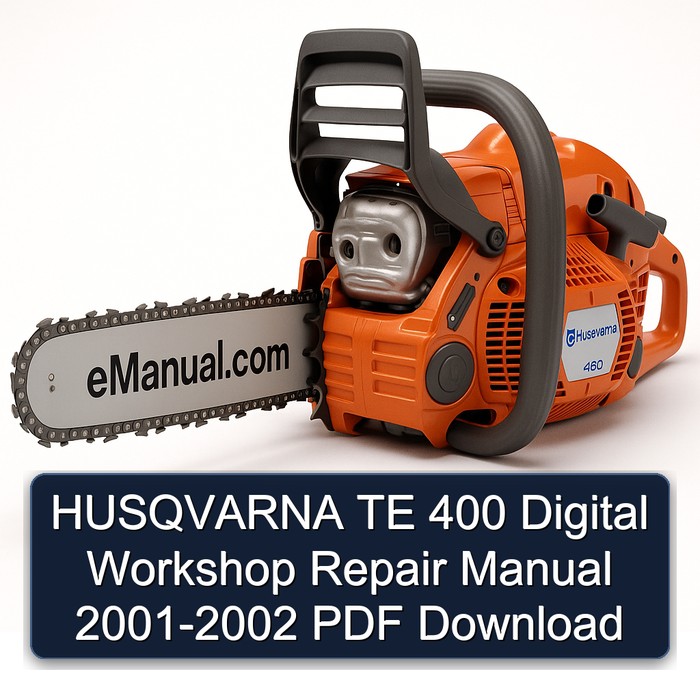HUSQVARNA TE 400 Digital Workshop Repair Manual 2001-2002 PDF Download