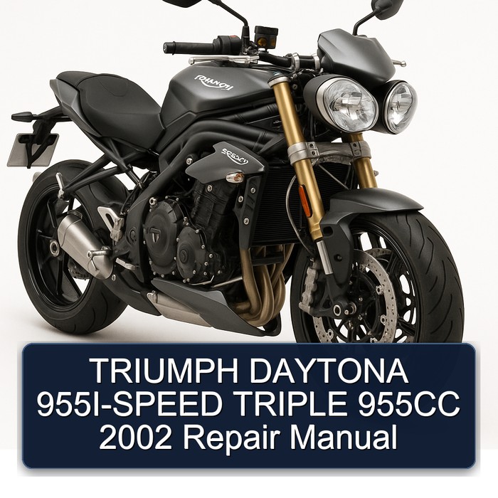 TRIUMPH DAYTONA 955I-SPEED TRIPLE 955CC 2002 Repair Manual