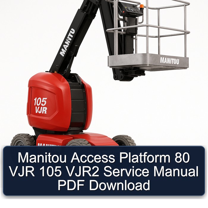 Manitou Hubarbeitsbühne 80 VJR 105 VJR2 Servicehandbuch PDF Download