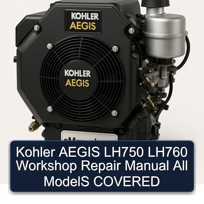Manual de Reparación Kohler AEGIS LH750 LH760 Taller - Todos los Modelos