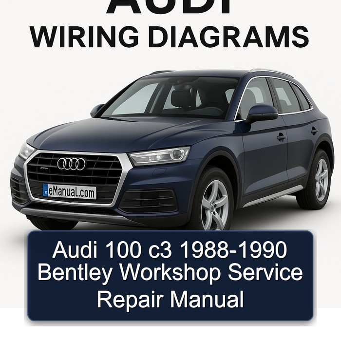 Audi 100 c3 1988-1990 Bentley Workshop Service Repair Manual