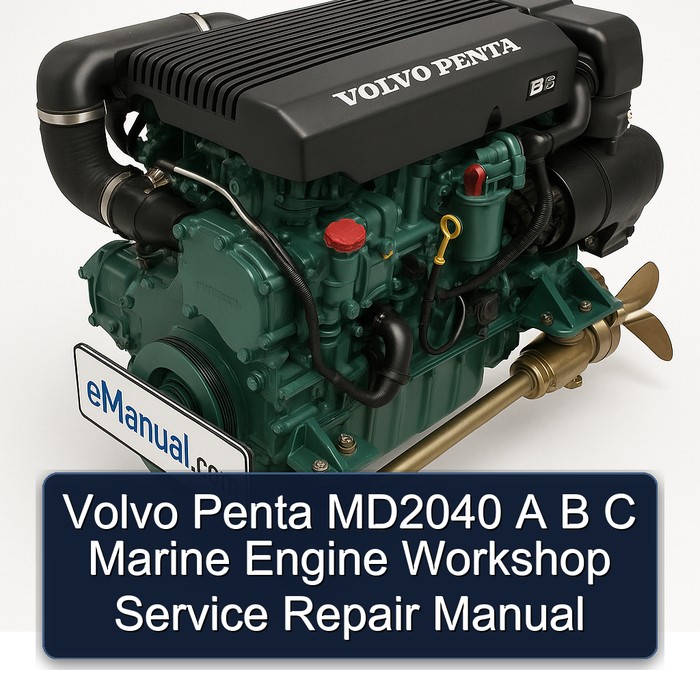 Volvo Penta MD2040 A B C Marine Engine Workshop Service Repair Manual