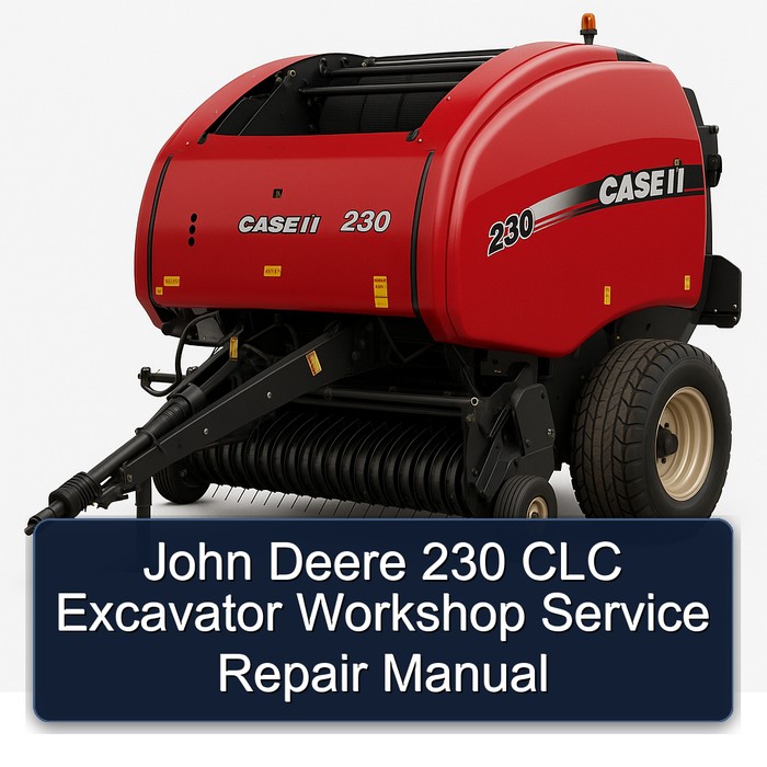 John Deere 230 CLC Excavator Workshop Service Repair Manual 