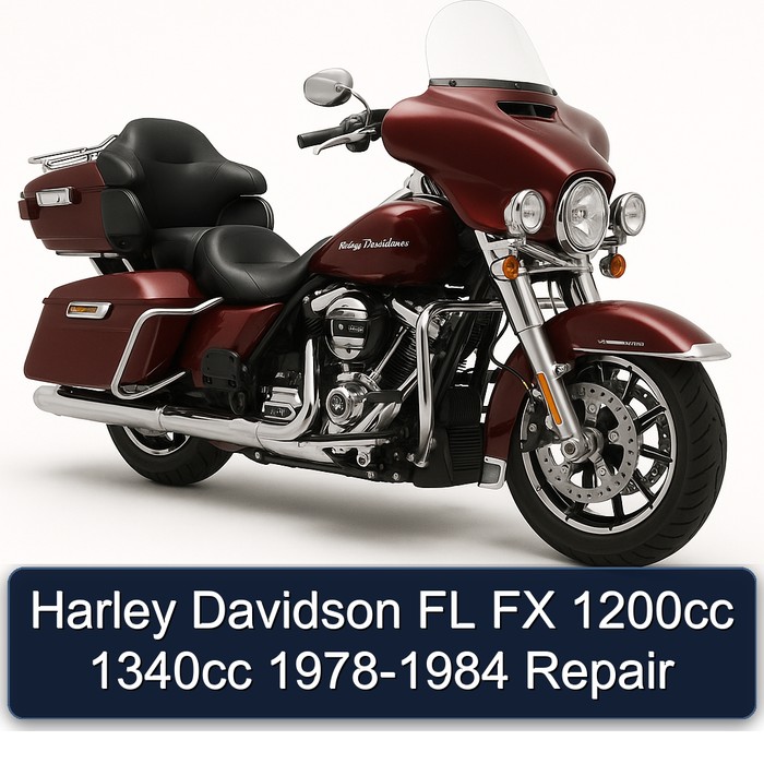 Harley Davidson FL FX 1200cc 1340cc 1978-1984 Repair