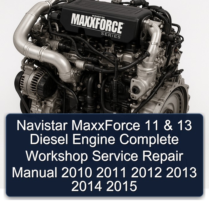 Manual de Reparación Completo para Motores Diesel Navistar MaxxForce 11 & 13 (2010-2015)