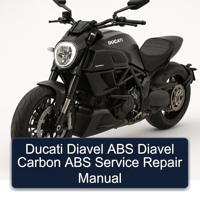 Ducati Diavel ABS Diavel Carbon ABS Manual de servicio y reparación