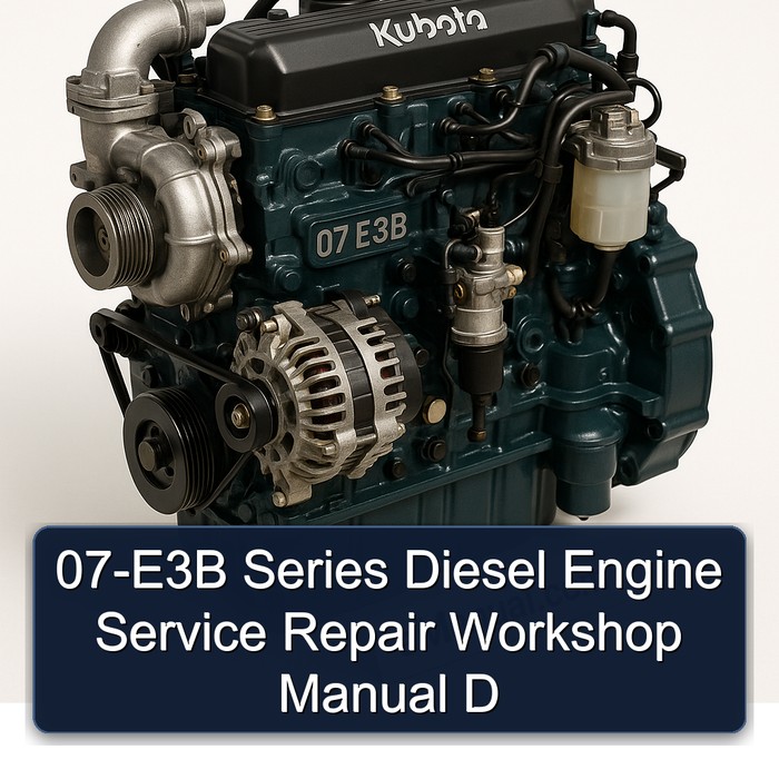 Manual de Reparación y Servicio para Motores Diesel Serie 07-E3B