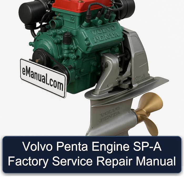 Volvo Penta Engine SP-A Factory Manual de servicio y reparación