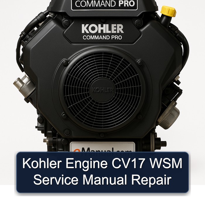 Kohler Engine CV17 WSM Service Manual Repair
