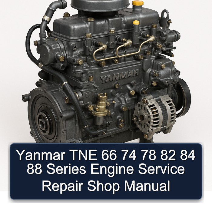 Yanmar TNE 66 74 78 82 84 88 Series Engine Service Repair Shop Manual 