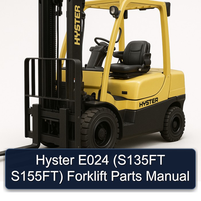 Hyster E024 (S135FT S155FT) Forklift Parts Manual