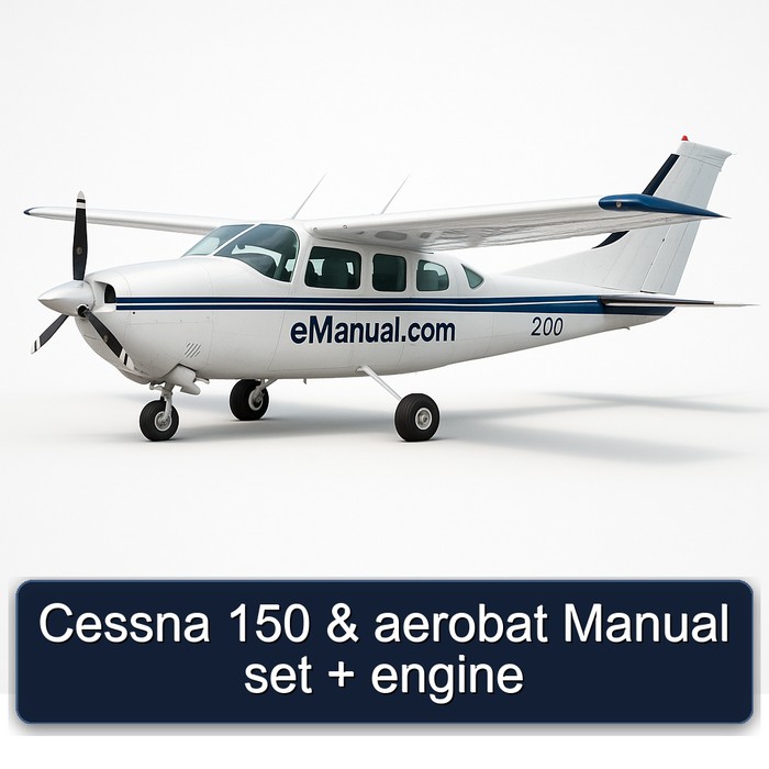 Cessna 150 & aerobat Manual set + engine