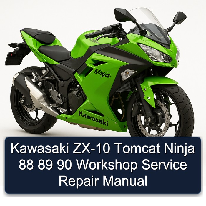 Kawasaki ZX-10 Tomcat Ninja 88 89 90 Workshop Service Repair Manual