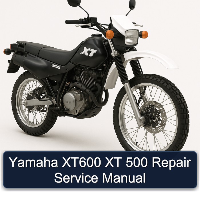 Yamaha XT600 XT 500 Repair Service Manual 