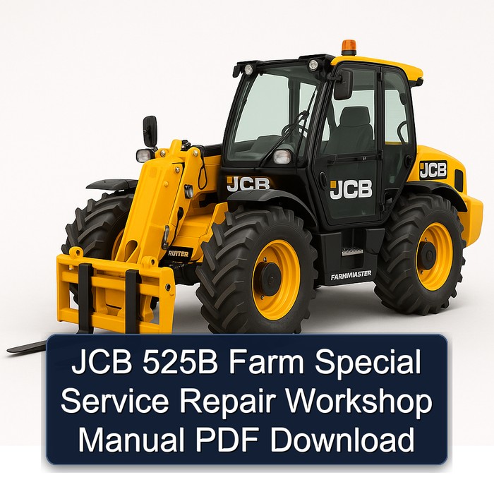 JCB 525B Farm Special Service Repair Workshop Manual PDF Download