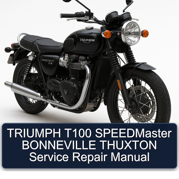Triumph T100 Speedmaster Bonneville Thuxton Workshop Service Repair Manual PDF Download