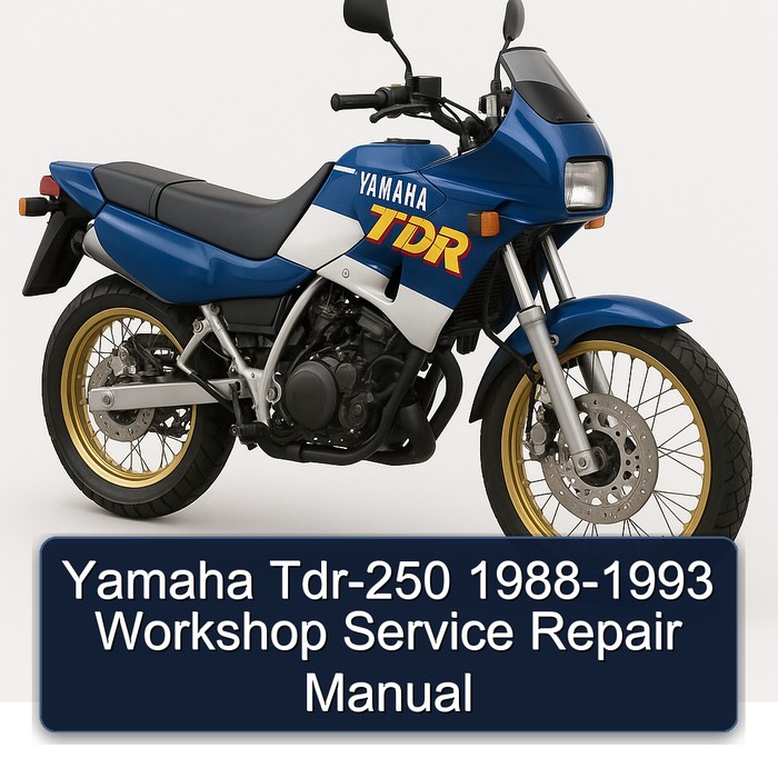 Yamaha Tdr-250 1988-1993 Workshop Manual de servicio y reparación