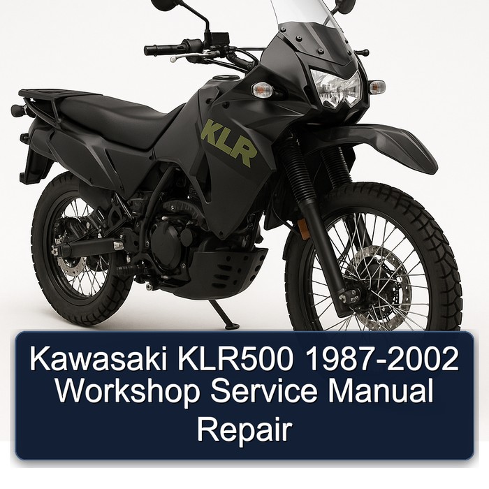 Kawasaki KLR500 1987-2002 Workshop Service Manual Repair