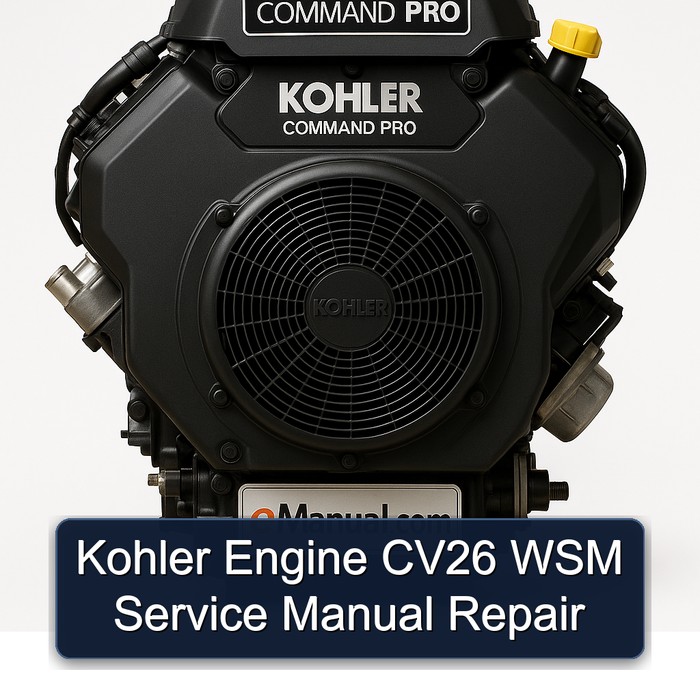 Kohler Engine CV26 WSM Service Manual Repair